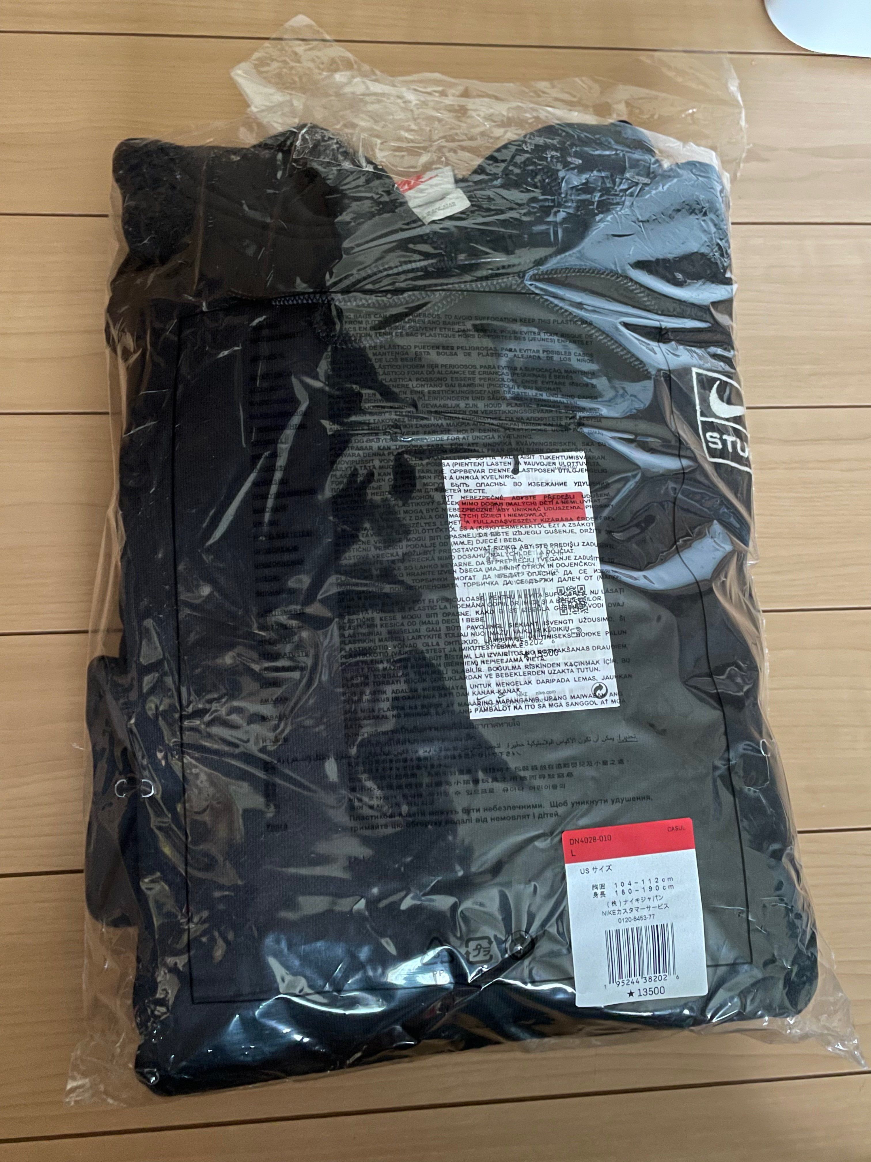 Stussy × Nike NRG Washed Hoodie (US Size) "Black" DN4028-010