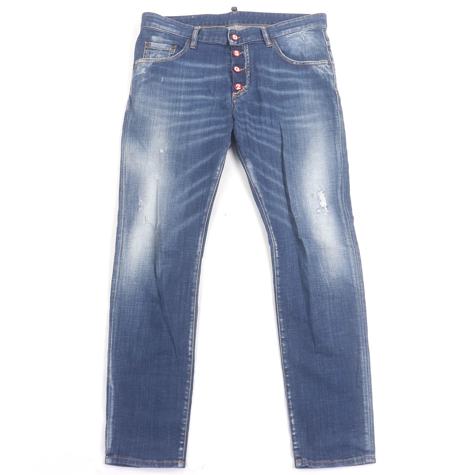 美品 ディースクエアード デニムパンツ インディゴブルー