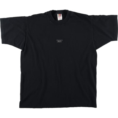 古着 90年代 フルーツオブザルーム FRUIT OF THE LOOM メッセージプリントTシャツ USA製 メンズXL相当 ヴィンテージ/eaa628686