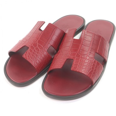 未使用品 エルメス サンダル イズミール ボルドー メンズ 43