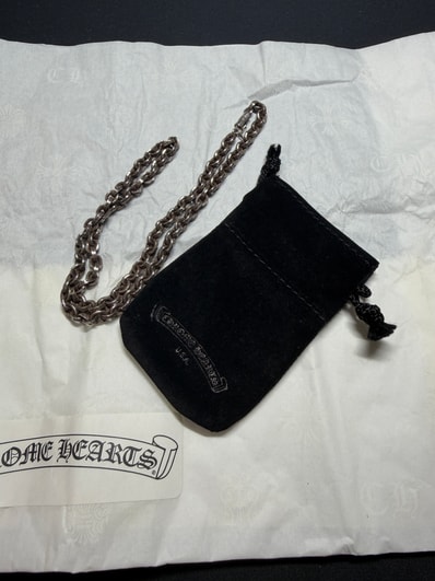 Chrome Hearts Paper Chain Necklace "Silver"
