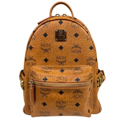 エム・シー・エム スターク バックパックミニ ヴィセトス リュック・デイパック レザー MMK 6SVE41 CO001 レディース MCM 中古