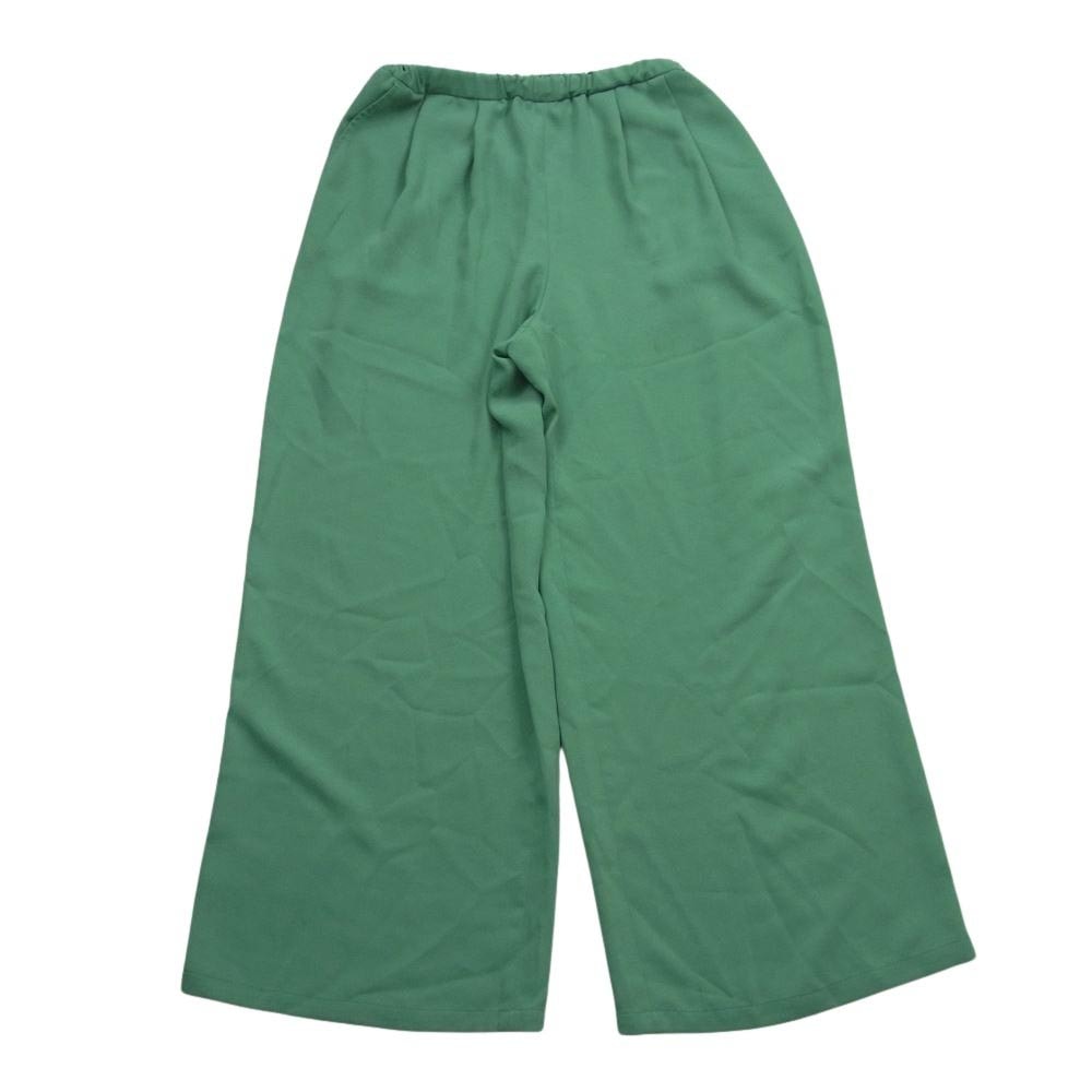 GRAPHPAPER グラフペーパー パンツ 22SS GL221-40161 Satin Easy Wide Pants サテン イージー ワイド パンツ ライトグリーン系【中古】