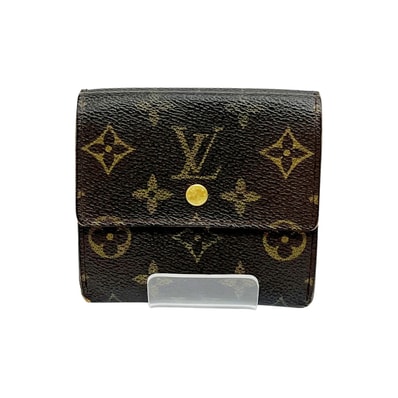 LOUIS VUITTON ルイヴィトン 3つ折り財布 ポルトモネビエカルトクレディ M61652 ブラウン