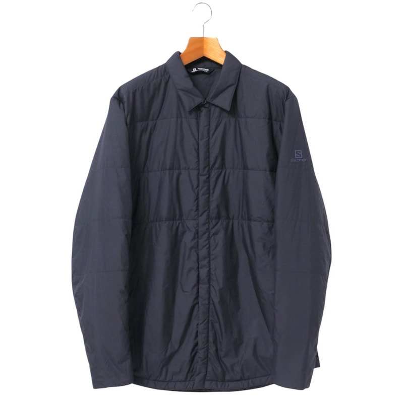 ■美品■SALOMON サロモン SNOWSHELTER INSULATED SHIRT スノーシェルター インシュレイテッド シャツ ジャケット サイズXL 中綿ジャケット ブランド古着【中古】20241227/RA2656