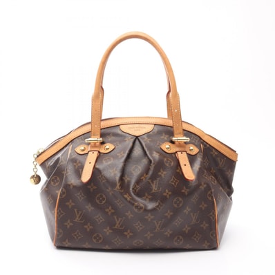 ルイ・ヴィトン LOUIS VUITTON ティヴォリGM ハンドバッグ バッグ PVCコーティングキャンバス レザー モノグラム レディース ブラウン系 M40144 【中古】