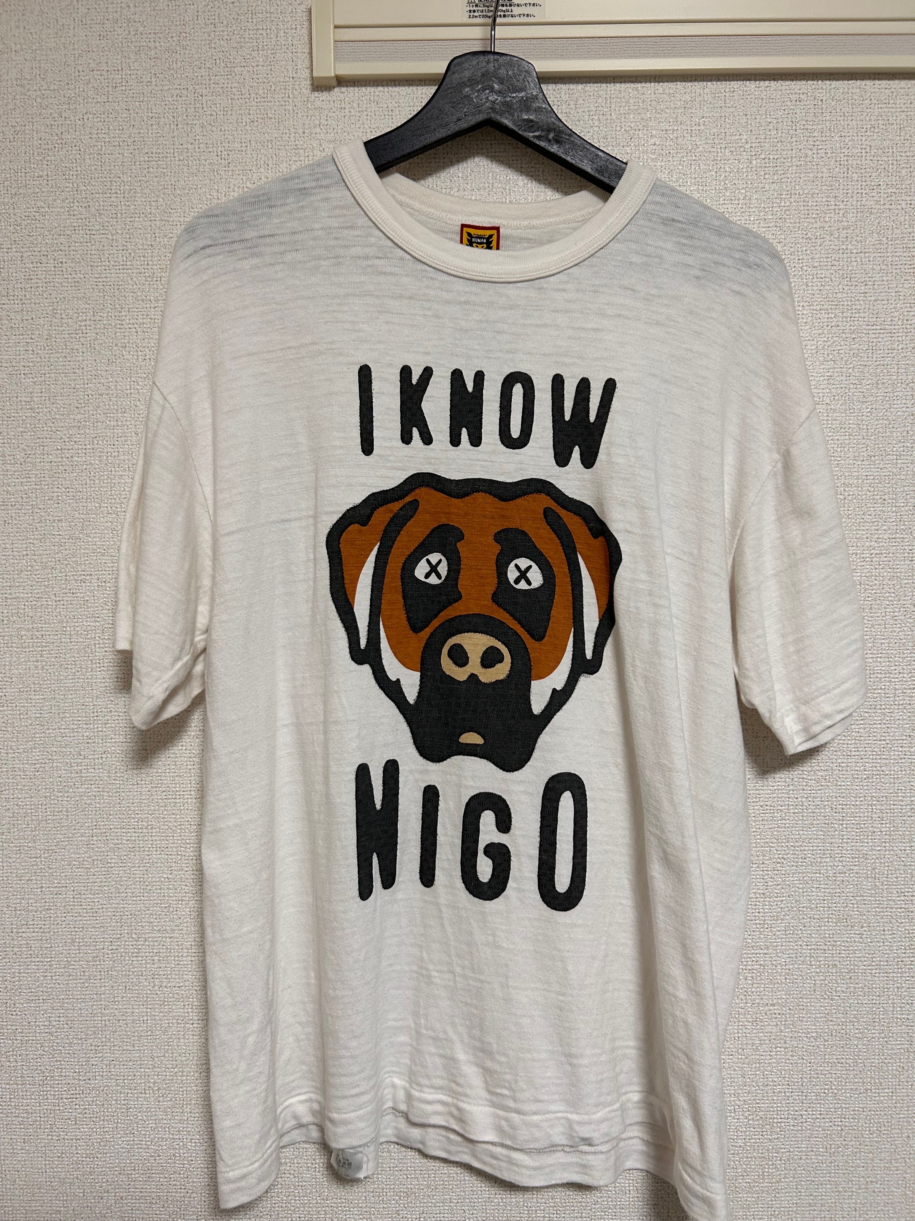 HUMAN MADE I KNOW NIGO KAWS T-SHIRT "White"