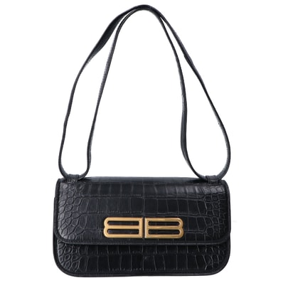 バレンシアガ ブラック 674693 ゴシップ スモール 2WAYバッグ -