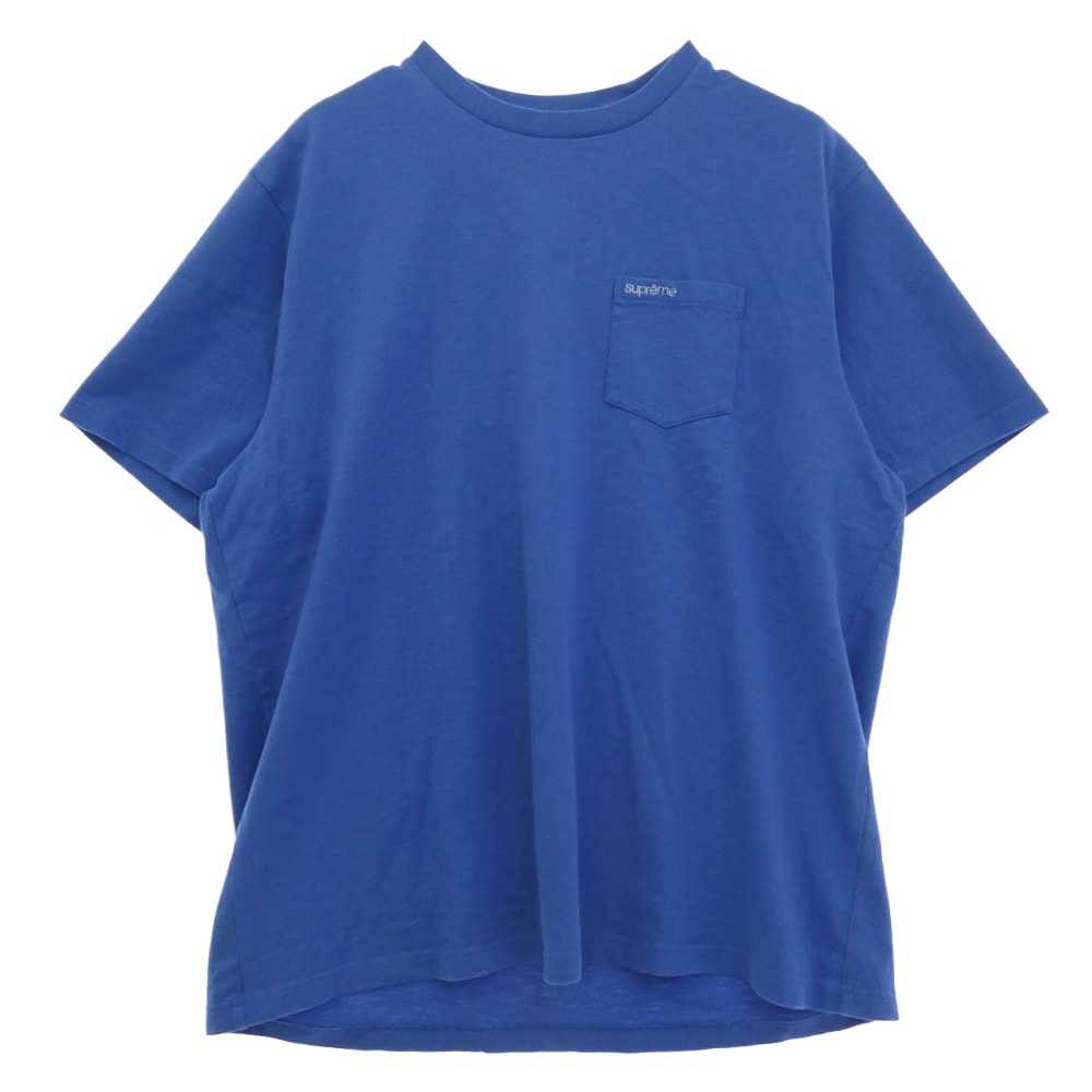Supreme シュプリーム Tシャツ 25SS S/S Pocket Tee ポケット 半袖 Tシャツ ブルー系 XXL【中古】