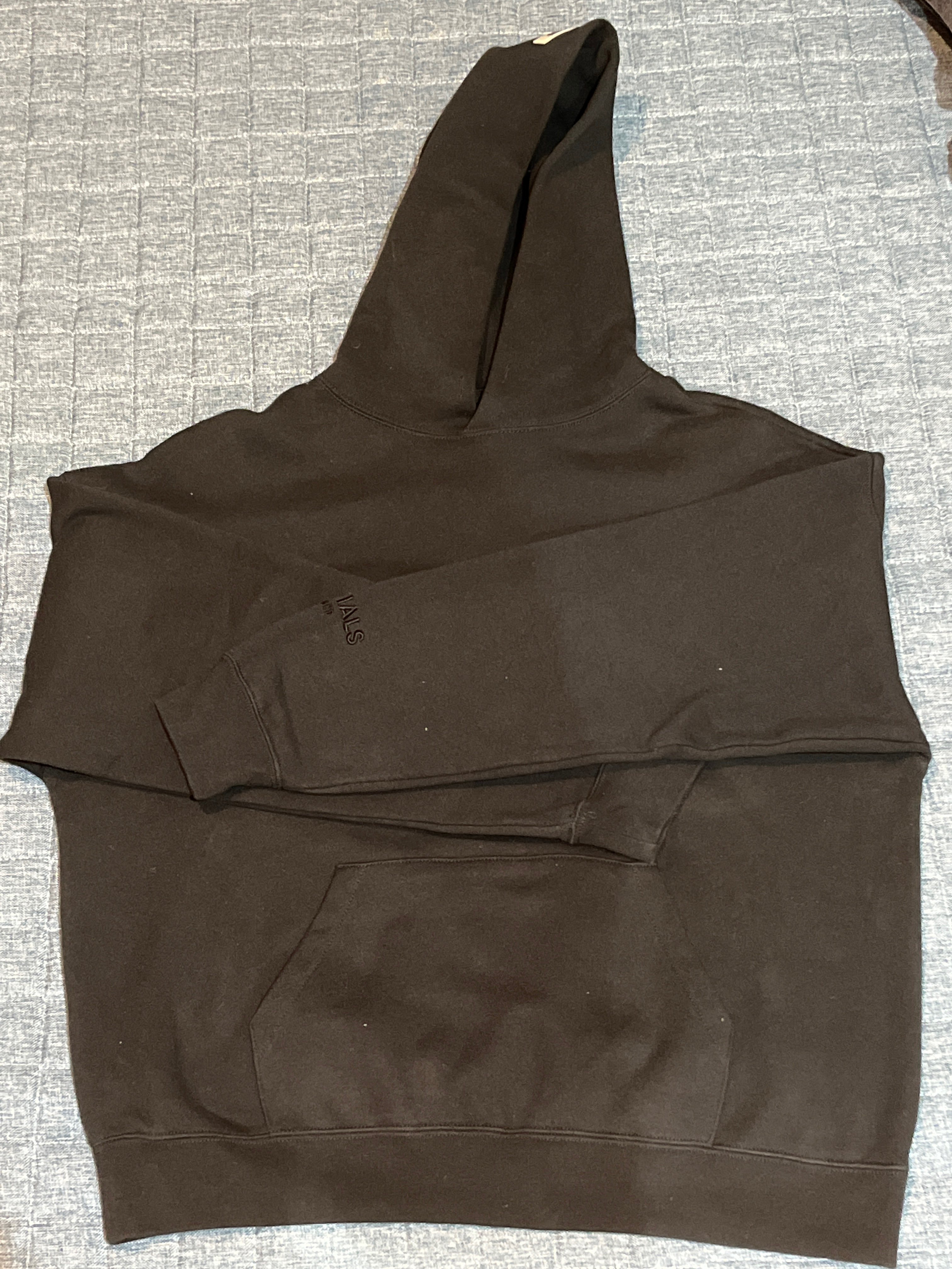 FEAR OF GOD ESSENTIALS 3M Logo Pullover Hoodie "Black"