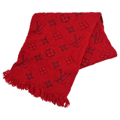 Louis Vuitton Logomania Scarf ”Ruby”