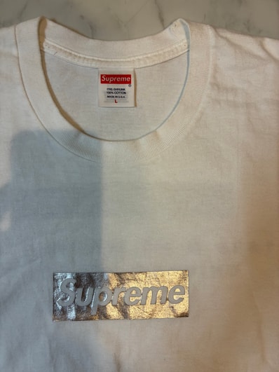 Supreme Chicago Box Logo Tee "White"