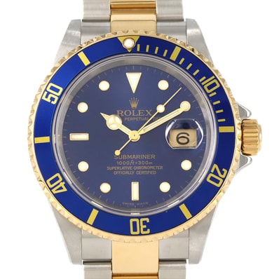 ロレックス サブマリーナーデイト 16613 SSxYG 自動巻 F番