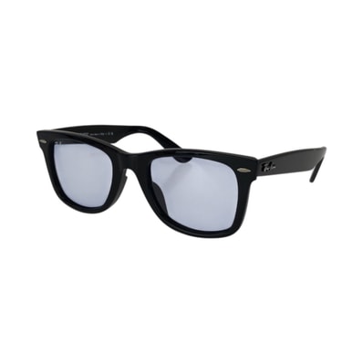 美品 Ray-Ban レイバン ORIGINAL WAYFARER CLASSIC ブラック ブルー シルバー金具 プラスチック サングラス メガネ 男女兼用 スクエア 602481 【中古】