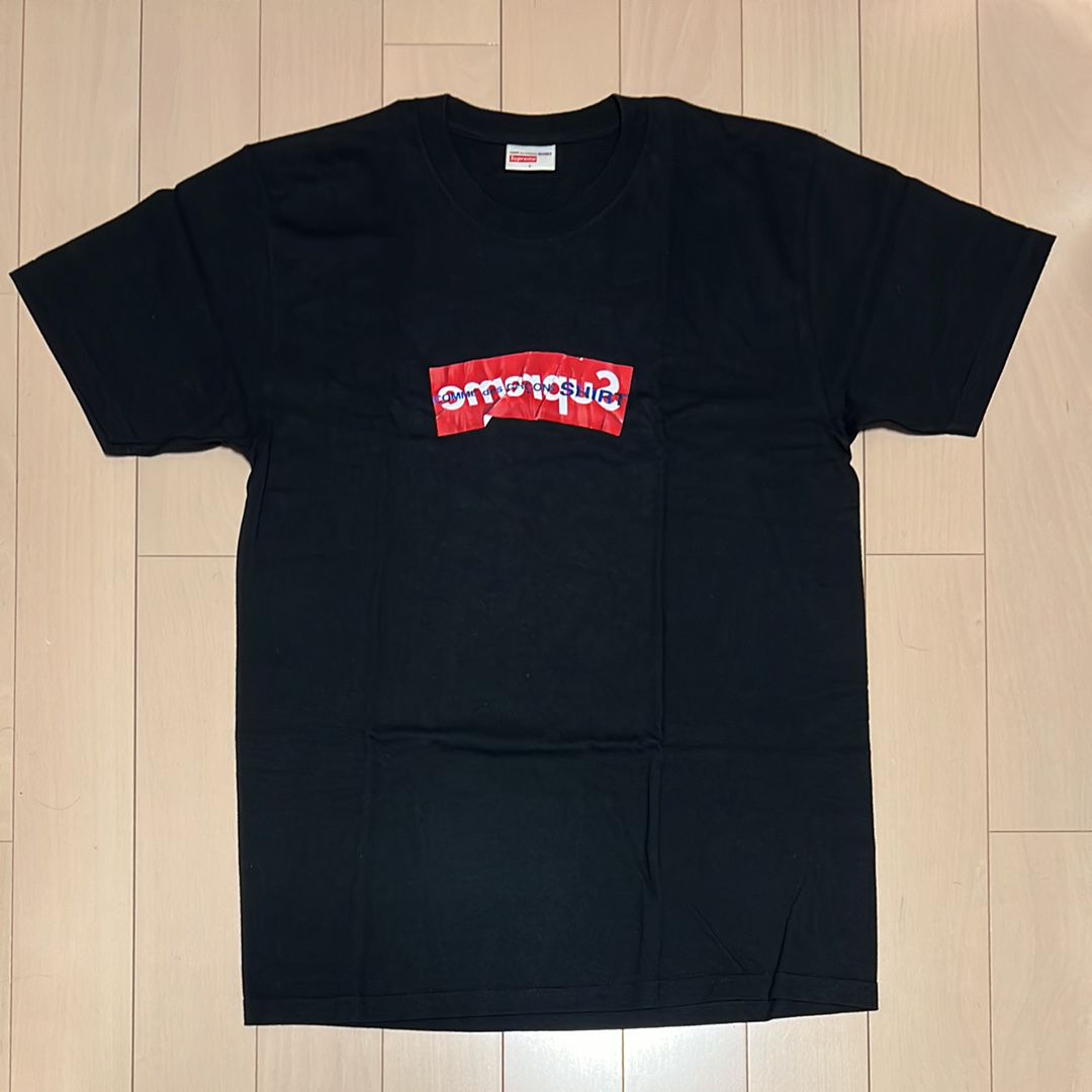 Supreme COMME des GARCONS SHIRT Box Logo Tee "Black"