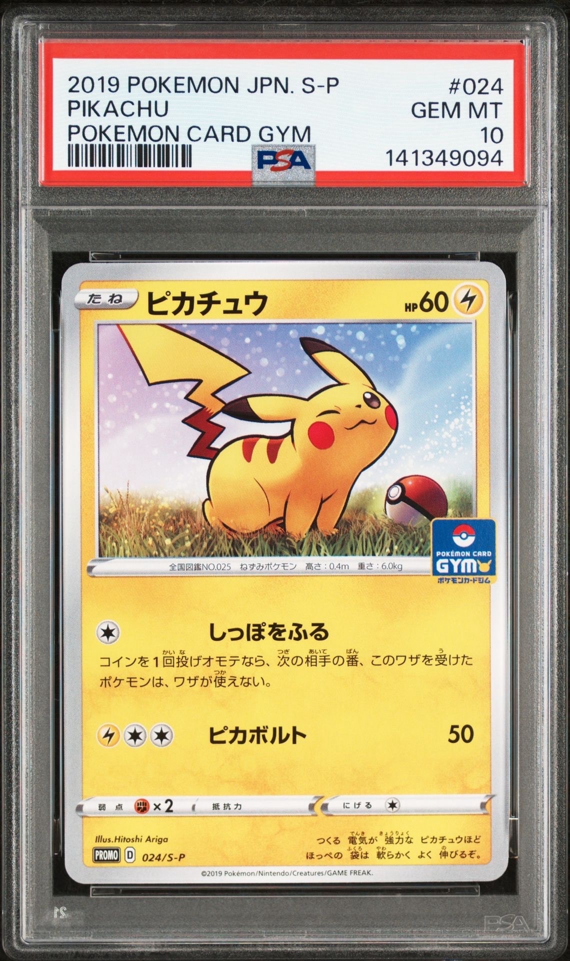 ピカチュウ: プロモ P [S-P 024](ポケモンカードゲーム ソード&シールド 「プロモカードパック 第1弾」)