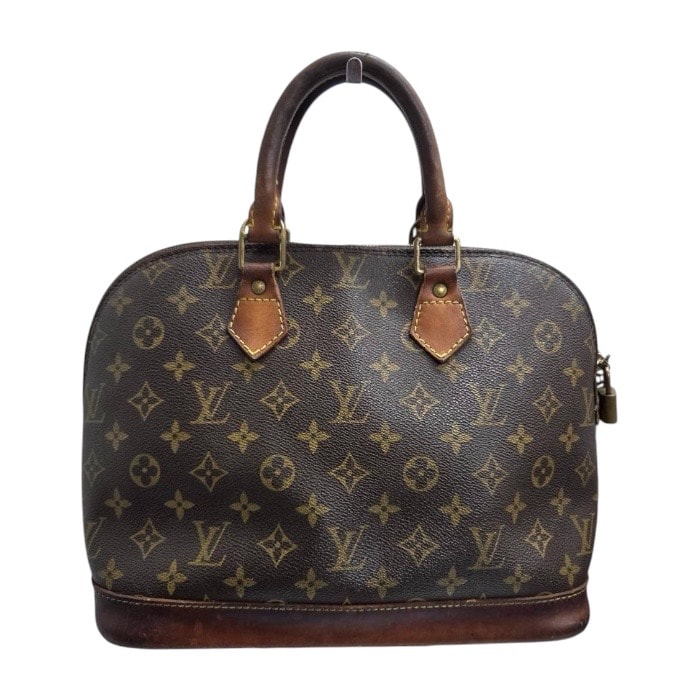 LOUIS VUITTON ルイヴィトン モノグラム ブラウン ゴールド金具 PVC ハンドバッグ S1-00228 【中古】