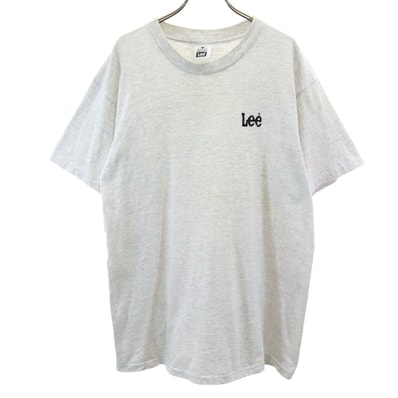 Lee リー 90s オールド USA製 半袖 Tシャツ L グレー系