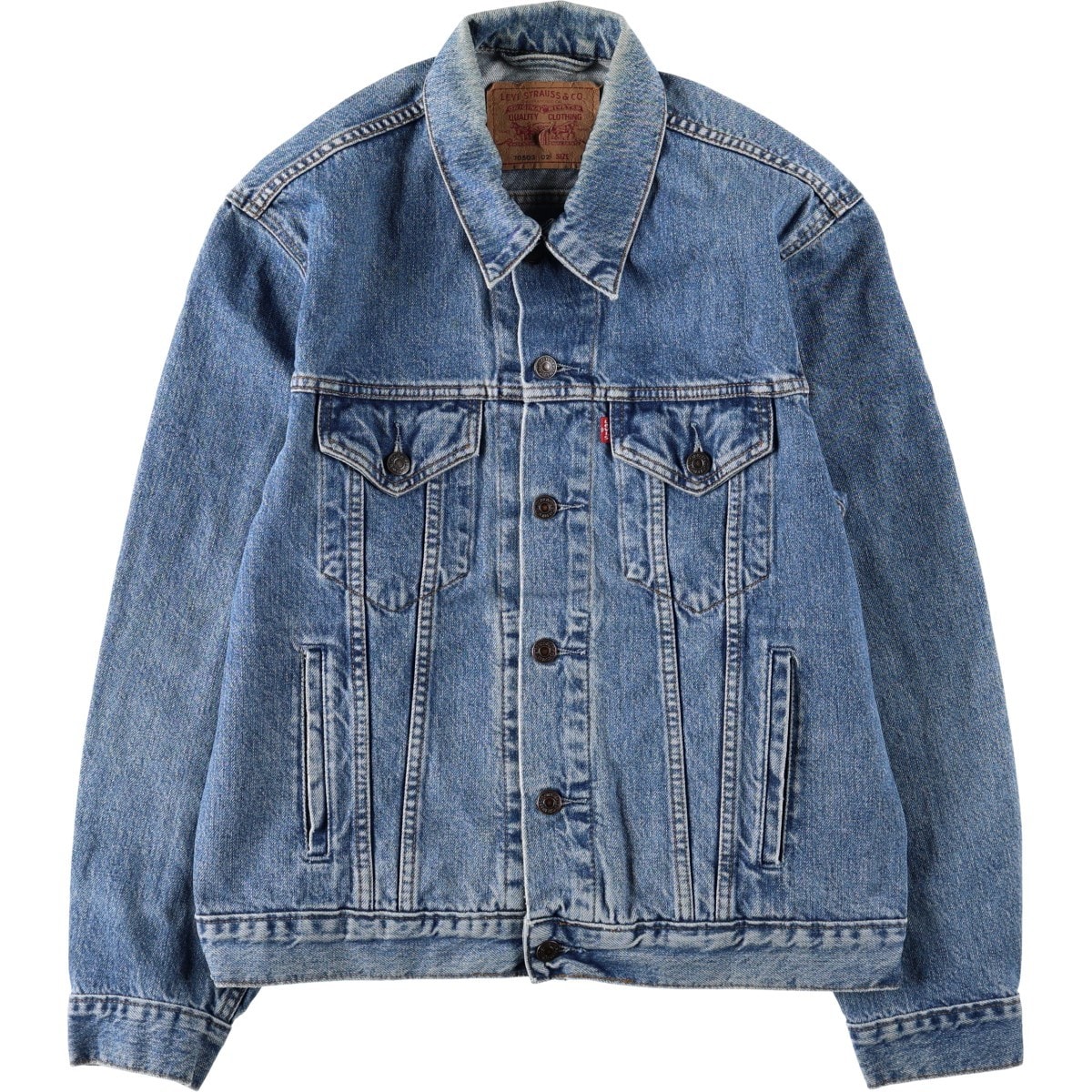 古着 90年代 リーバイス Levi's 70503 0216 ユーロモデル デニムジャケット Gジャン メンズM相当 ヴィンテージ/eaa671041
