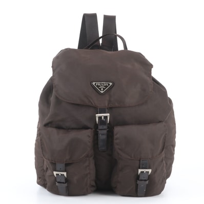■極美品 プラダ テスート ナイロントライアングルロゴリュックサック