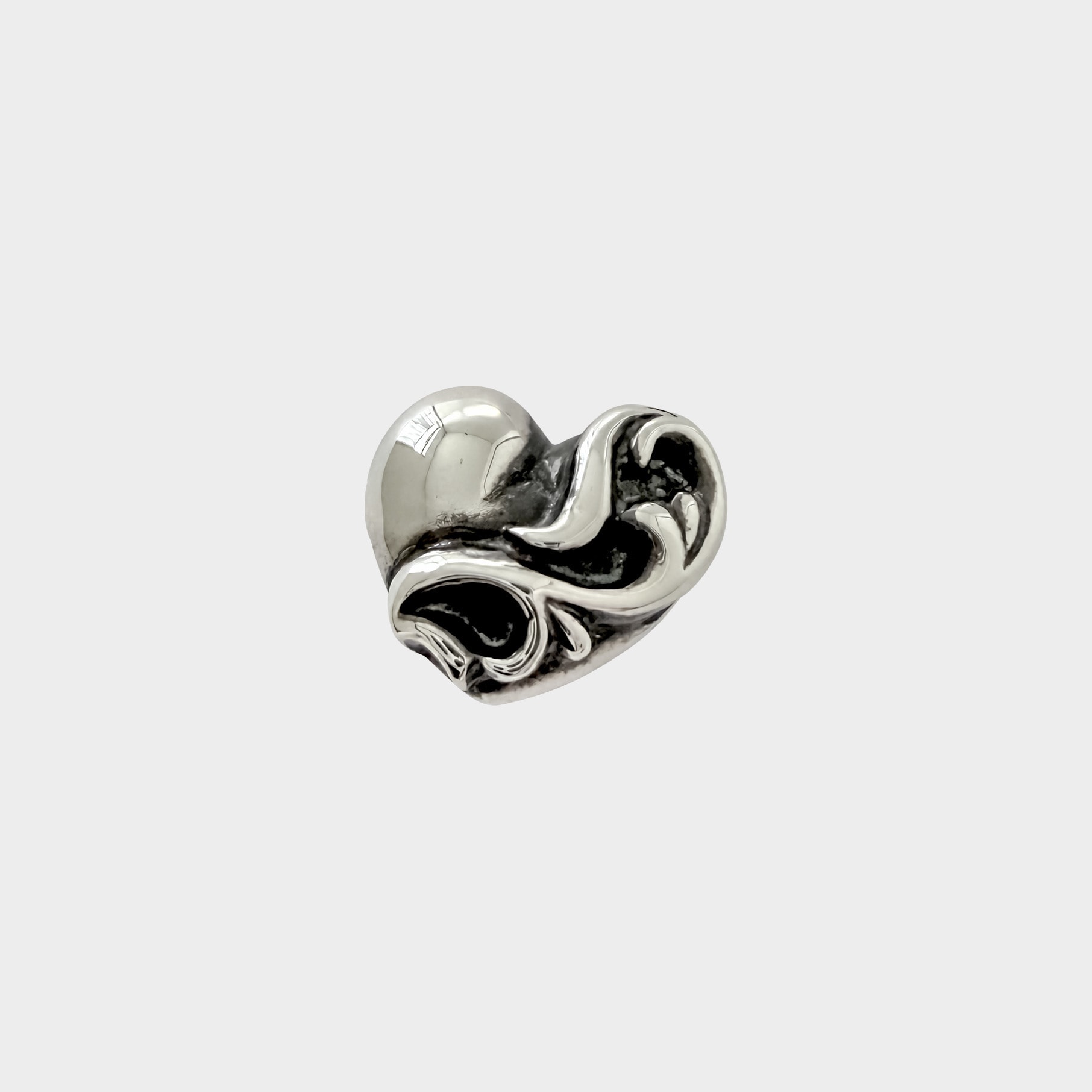 Chrome Hearts Heartstad Earrings "Silver"