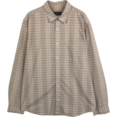 古着 00年代 パタゴニア Patagonia ORGANIC COTTON オーガニックコットン 54845F8 長袖 コットンチェックシャツ メンズM相当/eaa643340