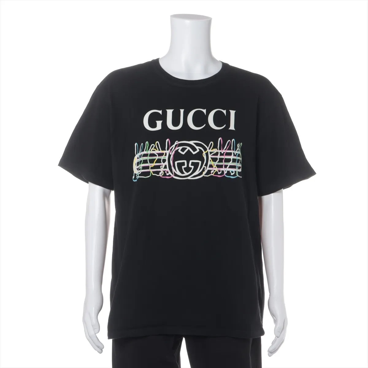 ■美品 グッチ ロゴ プリント XXL トップス 洋服 ファッション