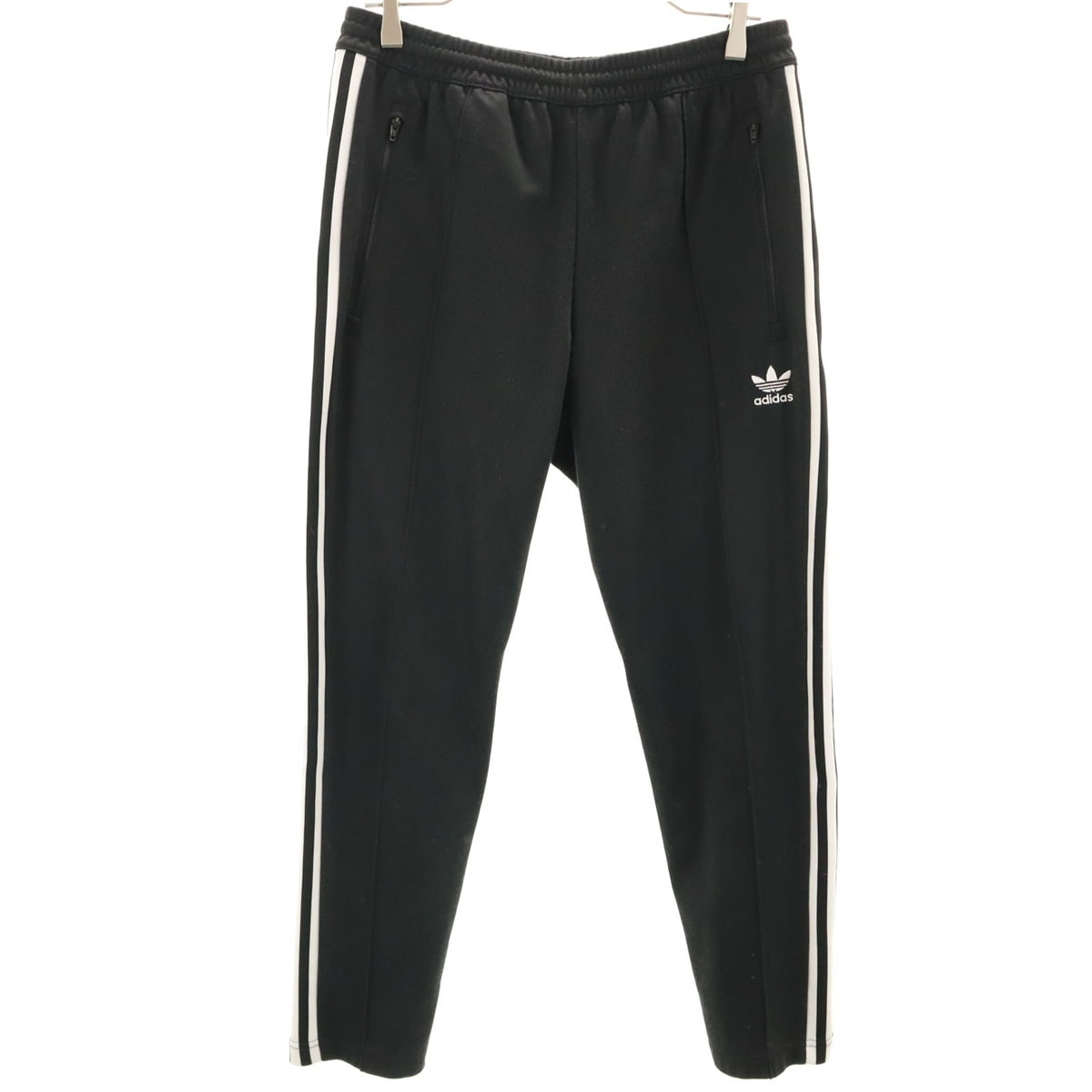 adidas Originals アディダスオリジナルス トレフォイルロゴ ベッケンバウアー トラックパンツ L ブラック
