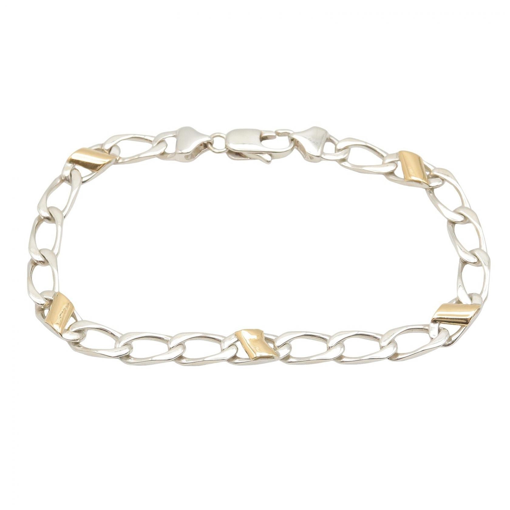 ティファニー TIFFANY&CO ブレスレット ブレスレット アクセサリー K18(イエローゴールド) シルバー925 メンズ レディース シルバー系 / ゴールド系 【中古】