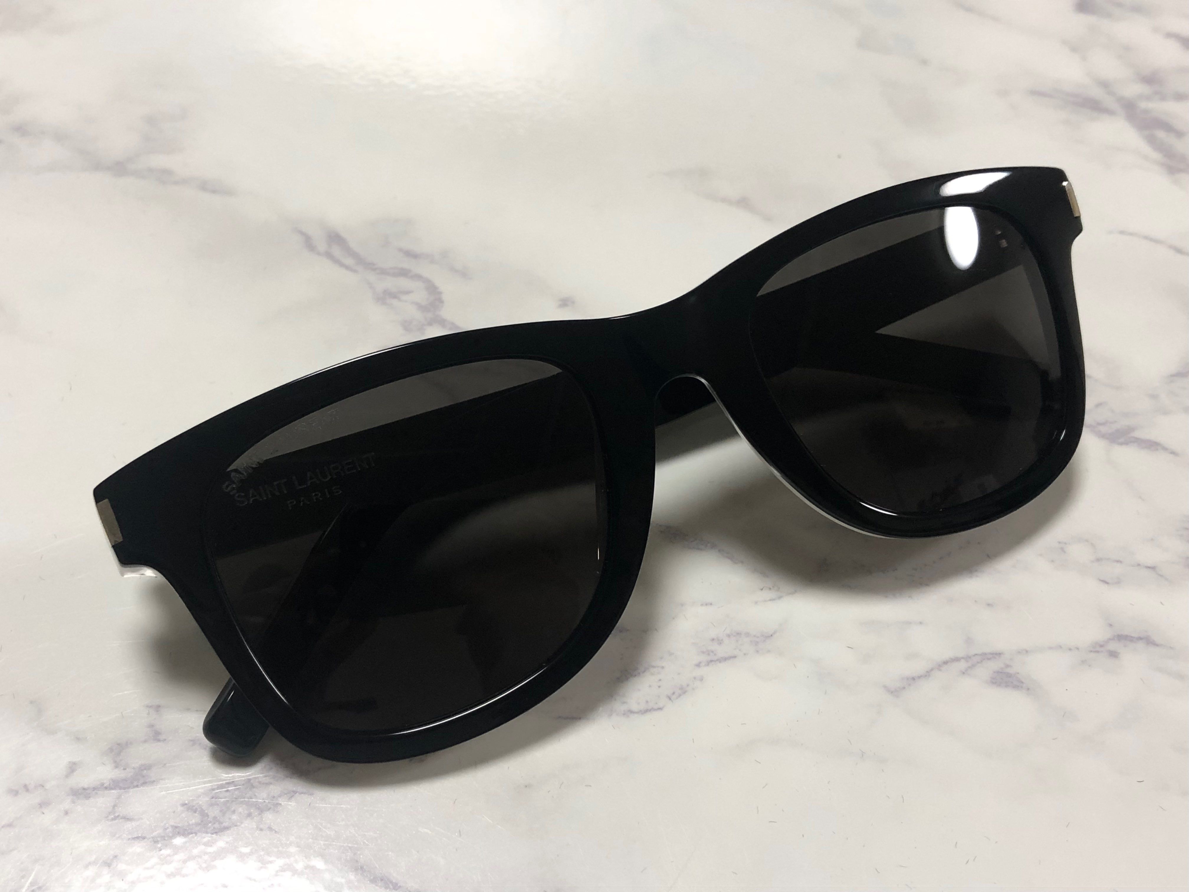 【新品】 SAINT LAURENT サングラス SL51 035 黒白