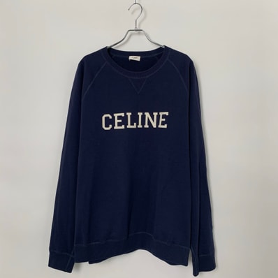 CELINE Sweatshirt "Navy/Ecru"