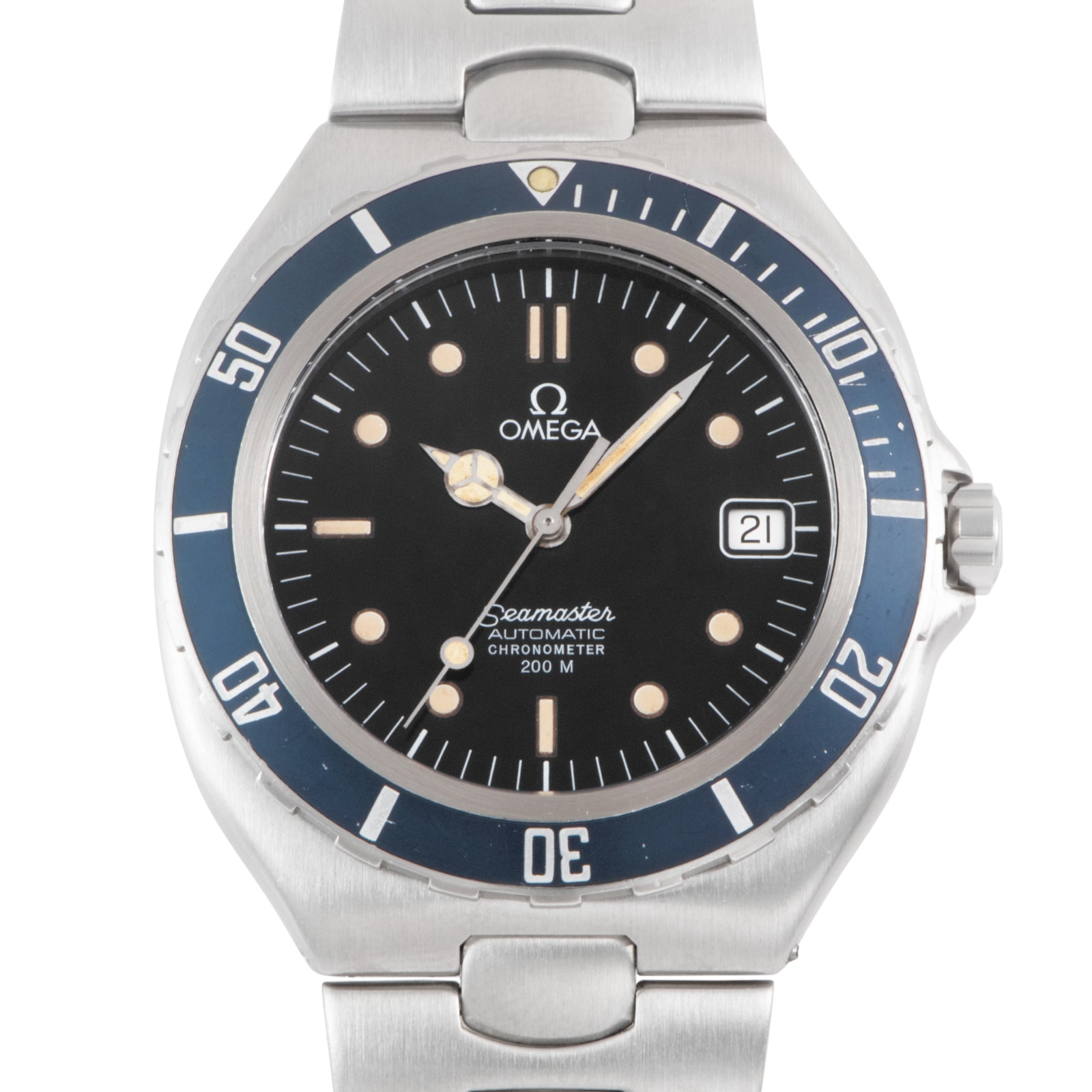 OMEGA オメガ シーマスター 200M プレボンド ST368.1041 クロノメーター Cライン ステンレススチール【中古】