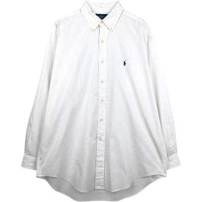 古着 ラルフローレン Ralph Lauren YARMOUTH 長袖 ボタンダウンシャツ メンズL相当/eaa661003