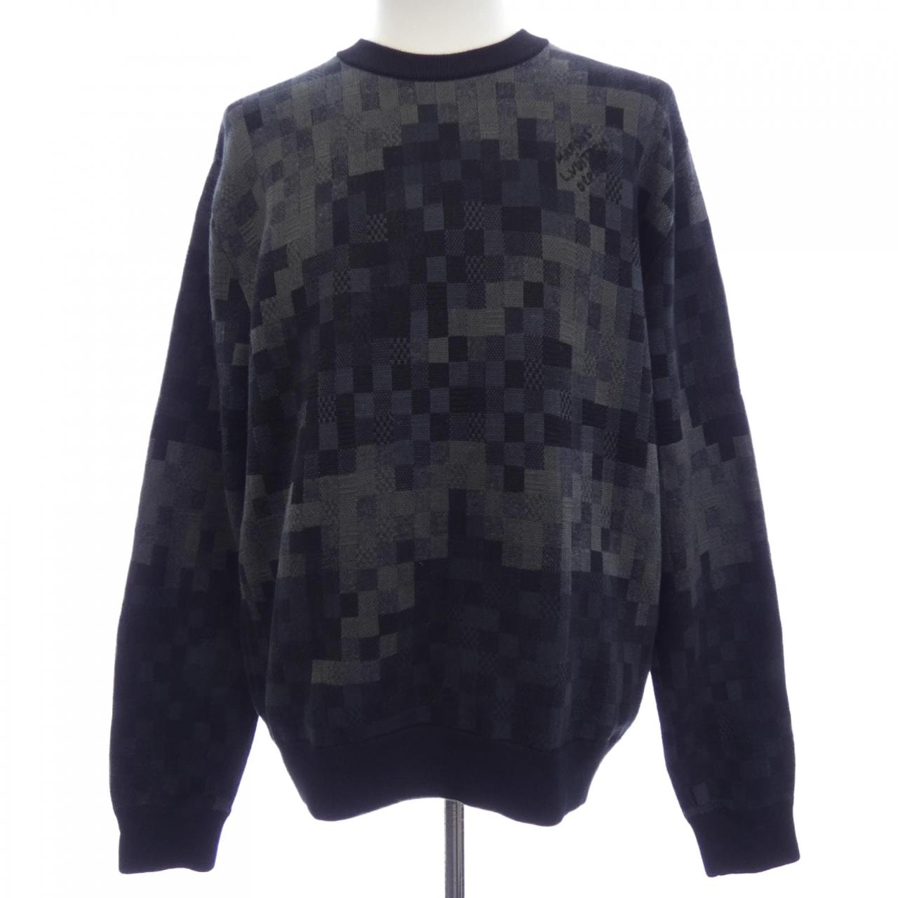 ルイヴィトン LOUIS VUITTON ダモフラージュ ジャカードプルオーバー HSN92WTMJ ニット