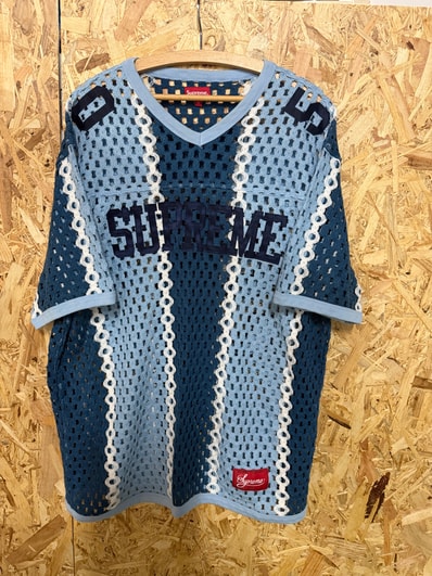 Supreme Crochet Football Jersey "Slate"