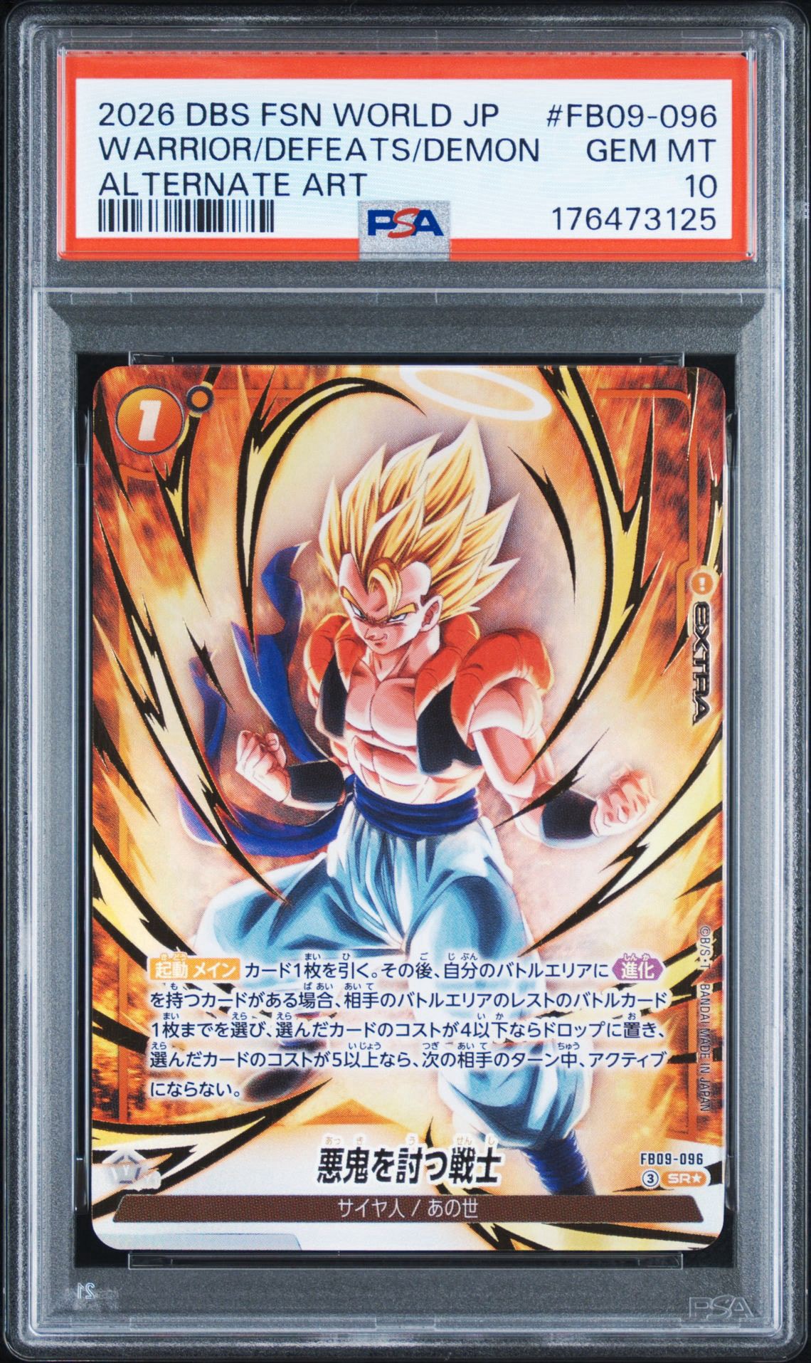 悪鬼を討つ戦士 SR☆ [FB09-096](ブースターパック「デュアル