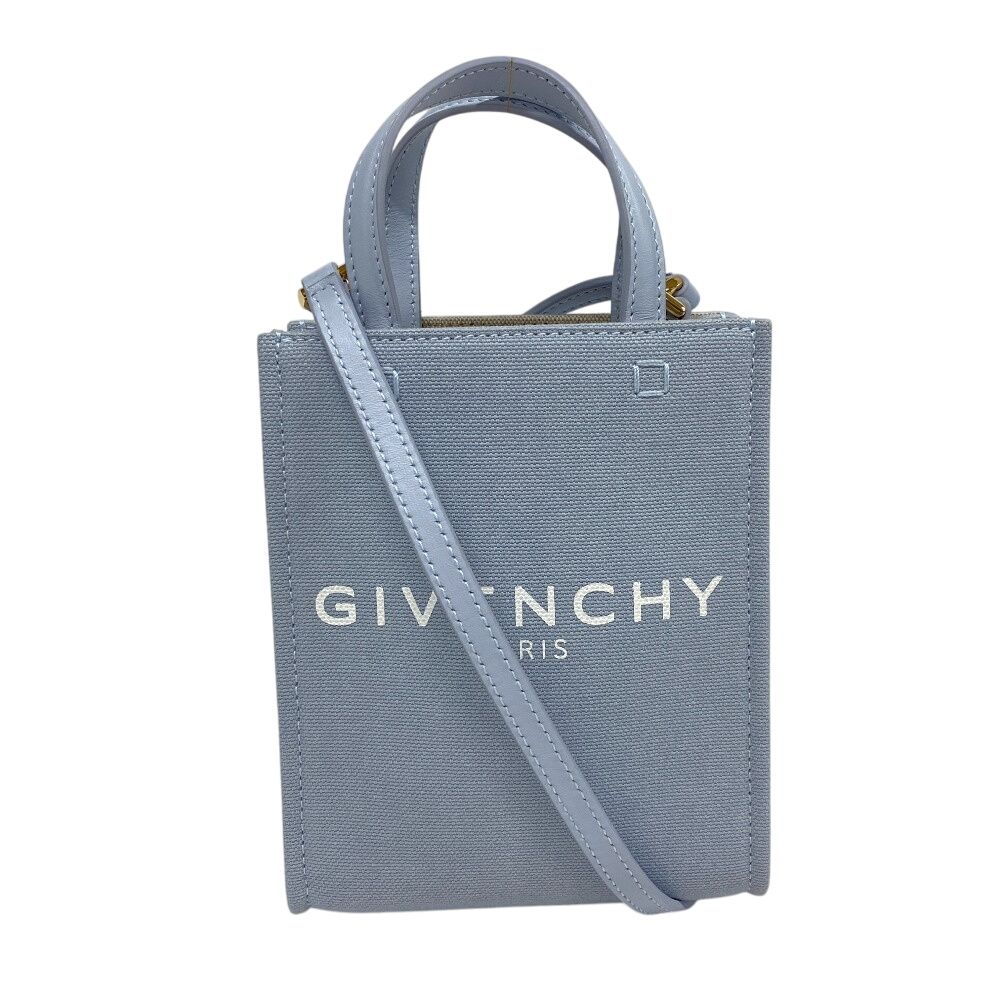 ジバンシィ GIVENCHY トートバッグ Gトート バーティカルミニ キ BMA0223 ブルー