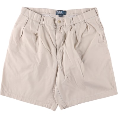 古着 ラルフローレン Ralph Lauren POLO by Ralph Lauren TYLER SHORT ツータック チノショーツ ショートパンツ メンズw35相当/eaa576511