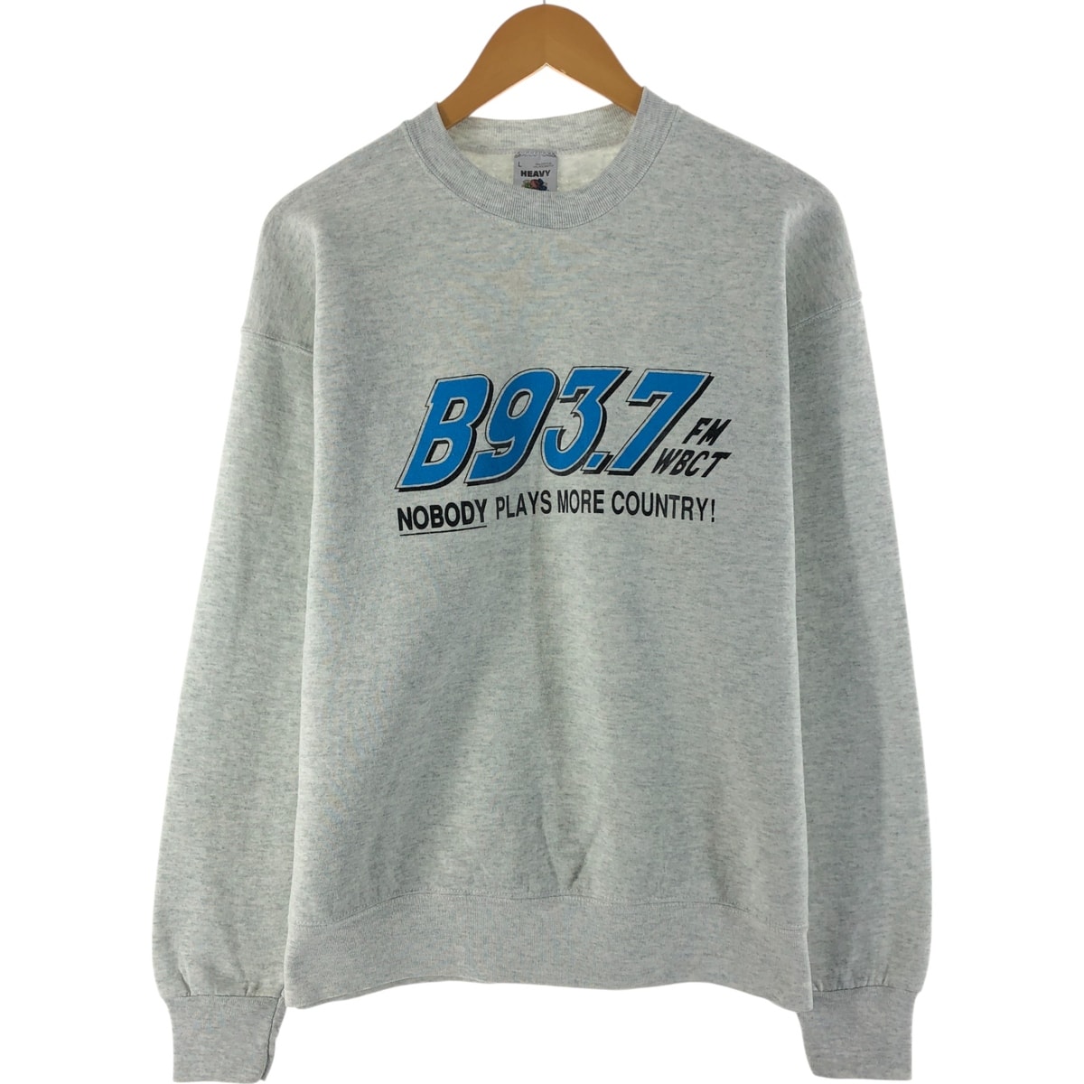 古着 90年代 フルーツオブザルーム FRUIT OF THE LOOM WBCT アドバタイジング スウェットシャツ トレーナー USA製 メンズL相当 ヴィンテージ/eaa535172