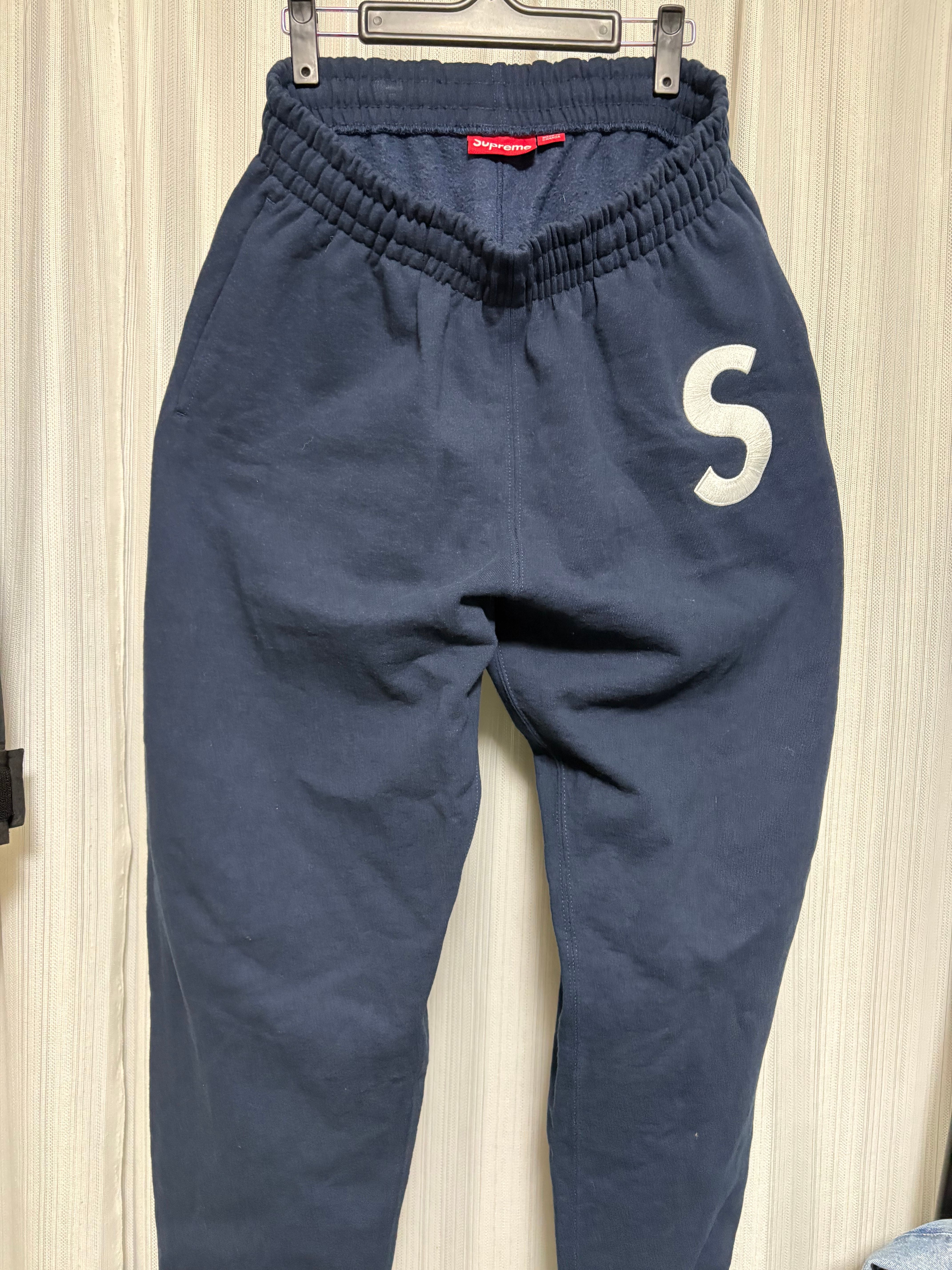 Supreme S Logo Sweatpant "Navy"