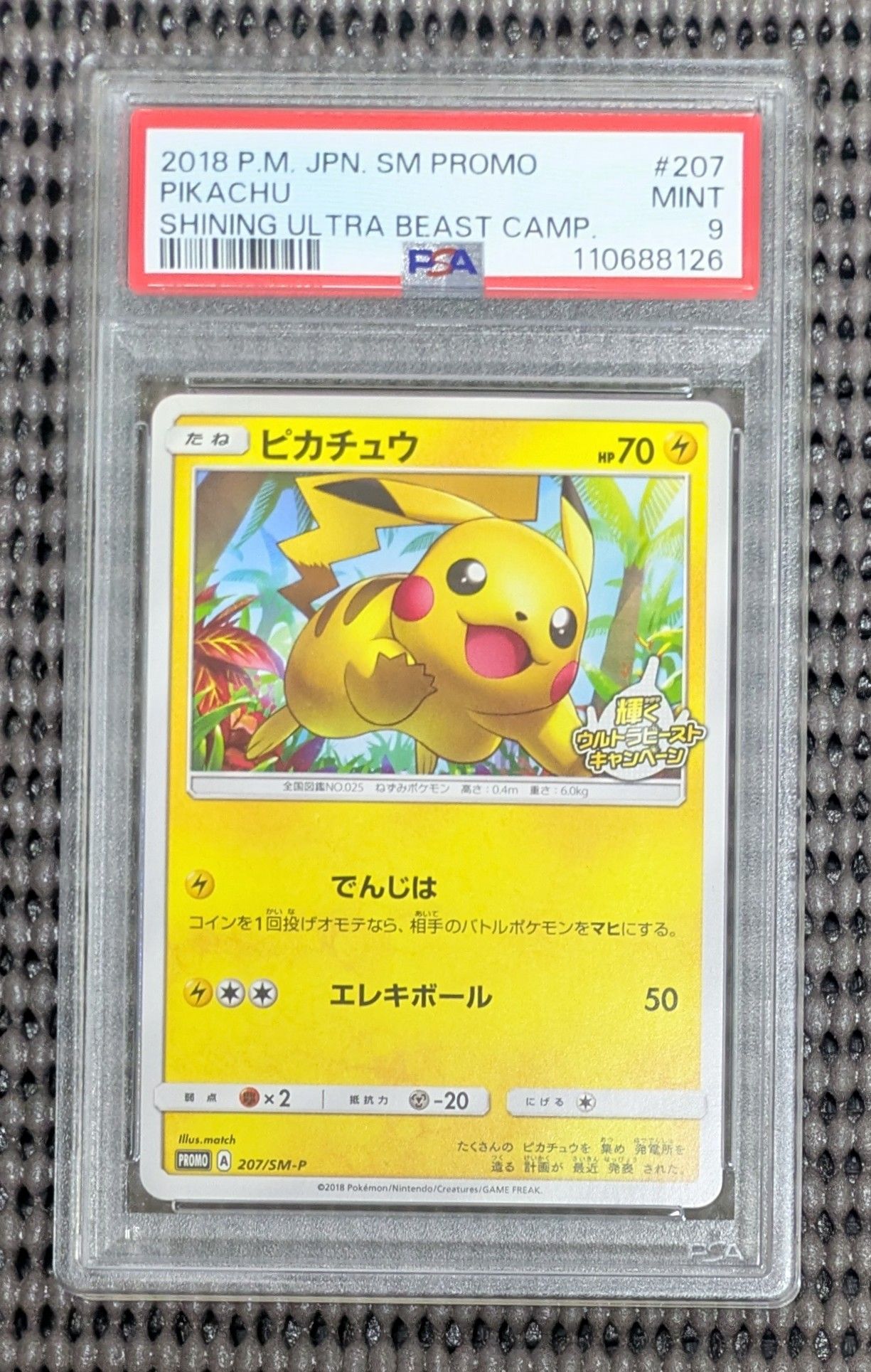 ピカチュウ: プロモ [SM-P 207](プロモーションカード「SM-P」)