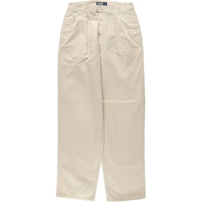 古着 ラルフローレン Ralph Lauren POLO by Ralph Lauren ツータック チノパンツ メンズw30相当/eaa648997