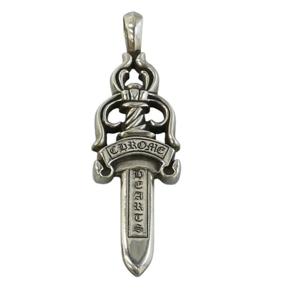 Chrome Hearts Large Dagger Pendant "Silver"