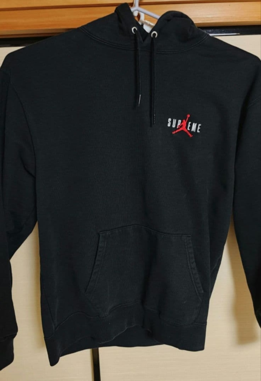 Supreme x Jordan Hooded Sweatshirt "Black"