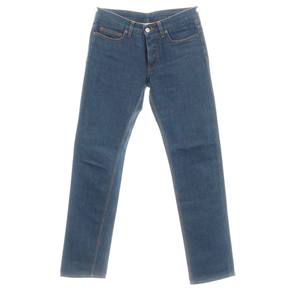 【中古】ジルサンダー JIL SANDER コットン デニムパンツ ジーンズ ネイビー【サイズ28】【レディース】