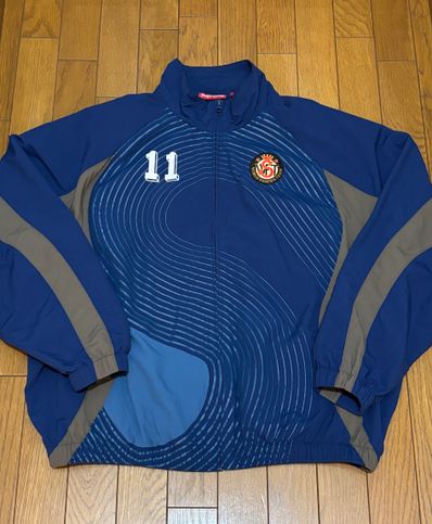 Supreme S Logo Track Jacket "Navy"