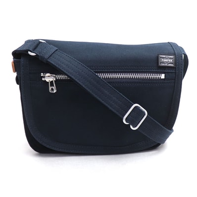 PORTER ポーター NAKED ショルダーバッグ S ショルダーバッグ ネイビー 667-09473 ユニセックス【中古】【美品】