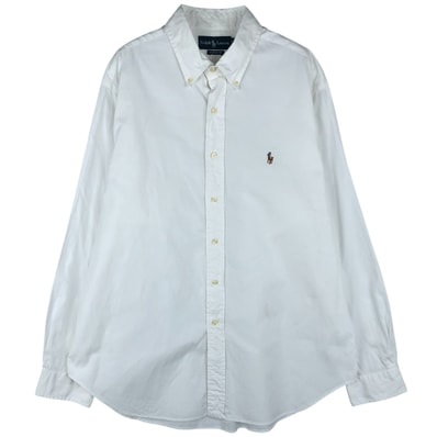 古着 ラルフローレン Ralph Lauren CLASSIC FIT クラシックフィット 長袖 ボタンダウンシャツ メンズXL相当/eaa610567