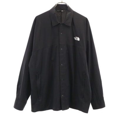THE NORTH FACE ノースフェイス 長袖 スワローテイル シャツ M ブラック NP22260 アウトドア