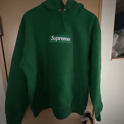 Supreme Box Logo Hooded Sweatshirt "Green" (24FW)